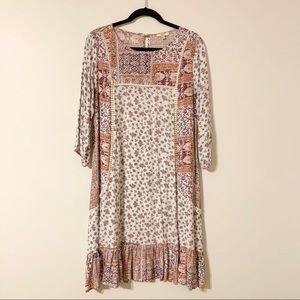 Floral Knee Length Dress Size M